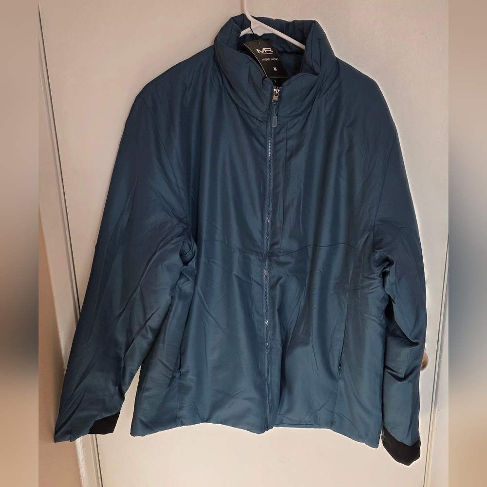 Mack Russo Hybrid Jacket Mens XL Teal Gorpcore Preppy Academia Outdoors Y2K